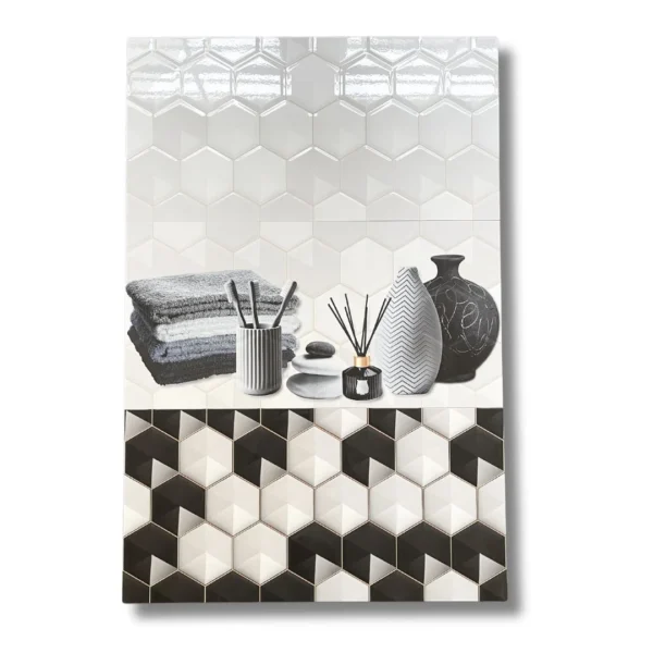 Decorado Sky White – Mayólica 30×60 (unid)