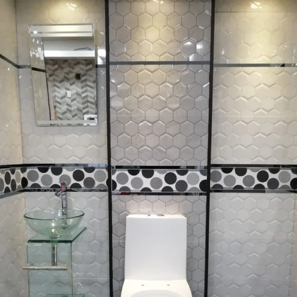 Hexagonal Gris 30x60cm - Mayólica Importada