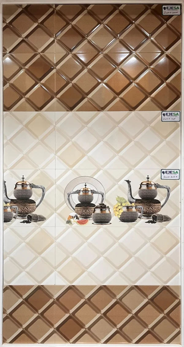 Romboide marfil 30x60cm 1.62m2 - Mayólica Importado