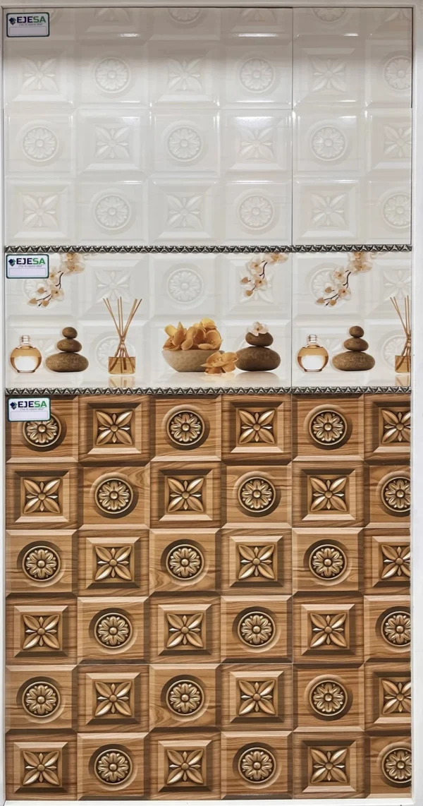 Decorado cuadros beige 30x60cm (unid) – Mayólica Importado