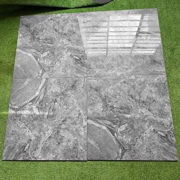 Porcelanato NEW PIEDRA GRIS 60×60cm 1.44m2 –  Vitrificado