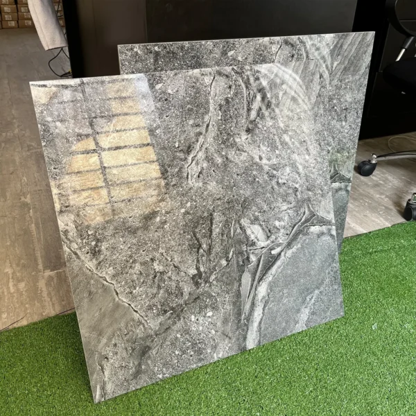 Porcelanato NEW PIEDRA GRIS 60×60cm 1.44m2 –  Vitrificado