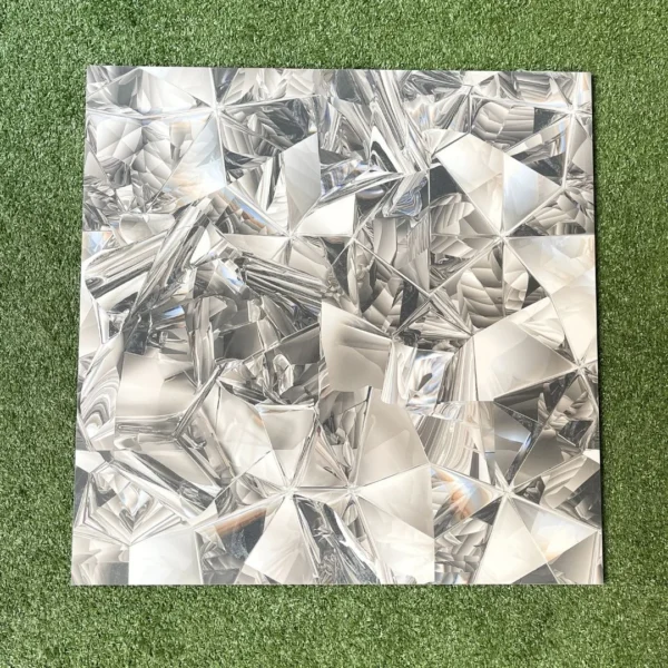 Porcelanato CRUSH GRIS 60X60cm – 1.44m2 –  Vitrificado