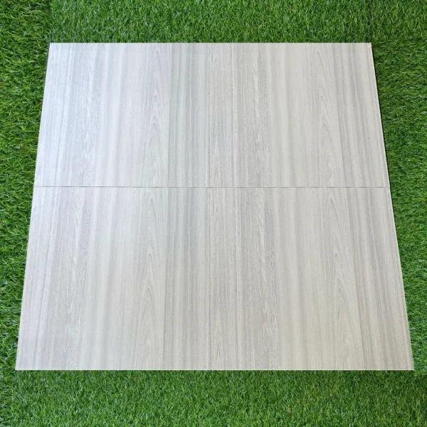 Porcelanato WOOD PLATA 60X60CM 1.44M2 – Vitrificado