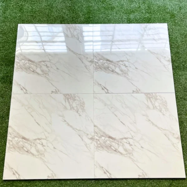 Porcelanato CALACATA BEIGE 60×60cm 1.44m2 - Vitrificado