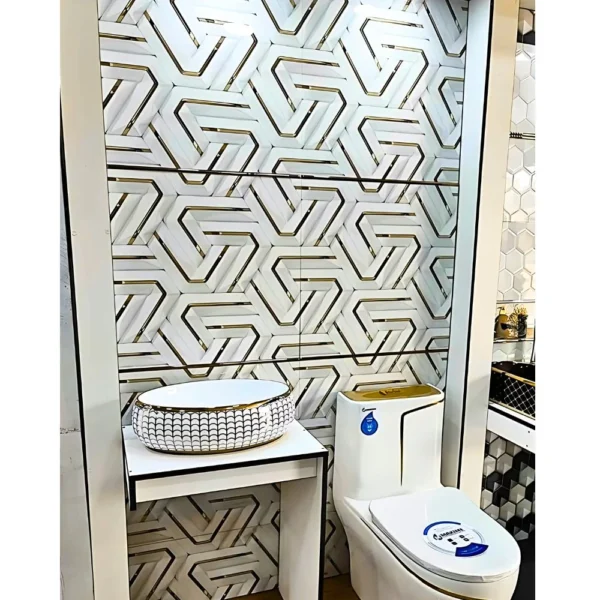 Porcelanato LABERINTO DORADO 60×60cm 1.44m2 – Vitrificado