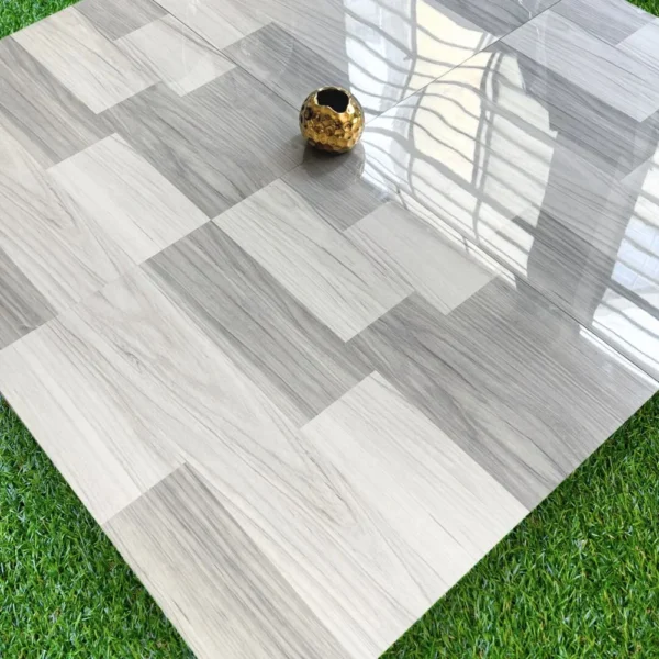 Porcelanato NEW PARKETON GRIS 60X60cm – 1.44m2 – Vitrificado