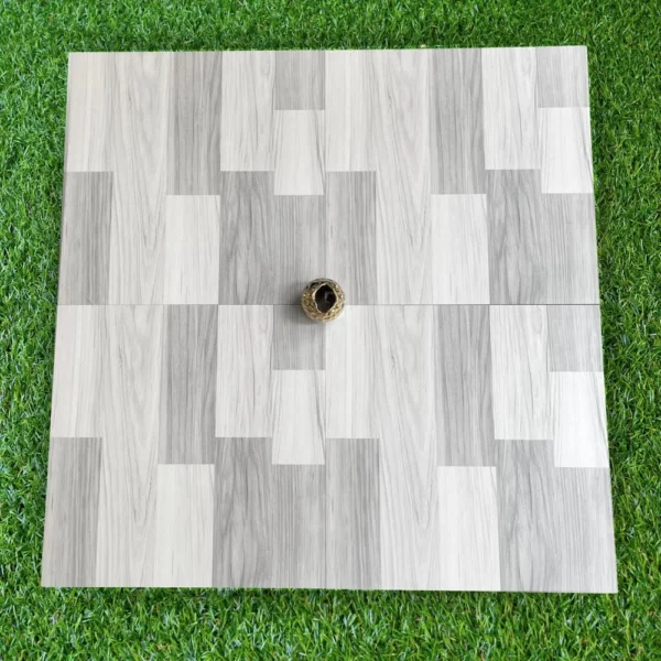 Porcelanato NEW PARKETON GRIS 60X60cm – 1.44m2 – Vitrificado