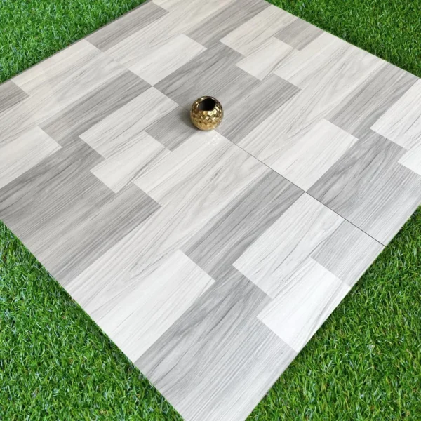 Porcelanato NEW PARKETON GRIS 60X60cm – 1.44m2 – Vitrificado