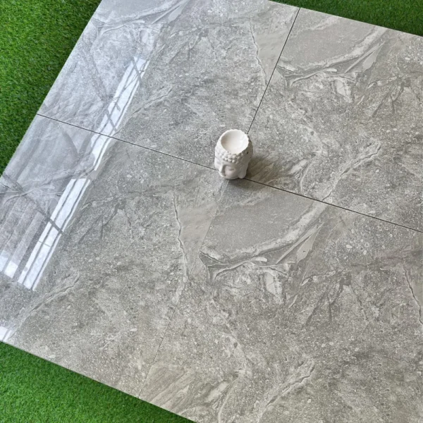 Porcelanato PIEDRA GRIS 60X60cm – 1.44m2 Vitrificado