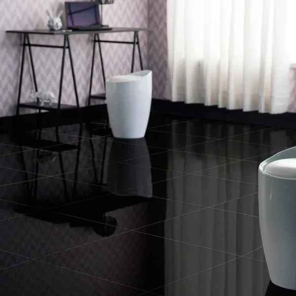 Porcelanato PULIDO NEGRO 60×60cm 1.44m2 - Importado