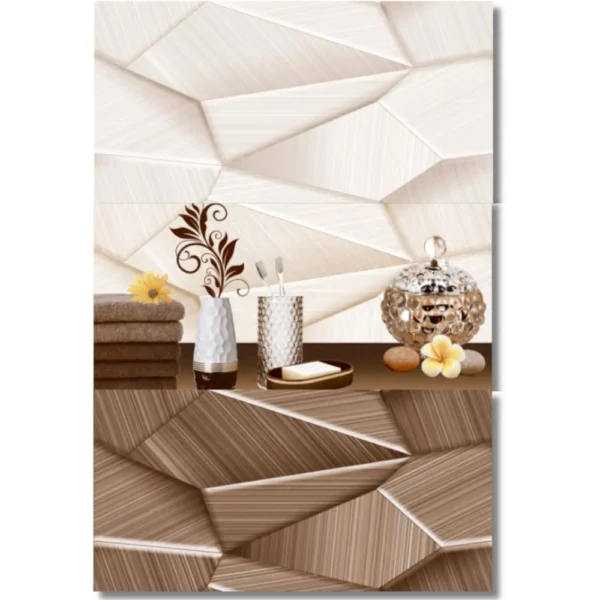 Decorado Rombo marfil – Mayólica 30×60cm (unid)