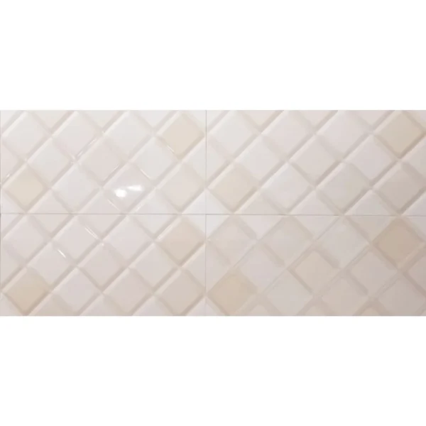 Romboide marfil 30x60cm 1.62m2 - Mayólica Importado