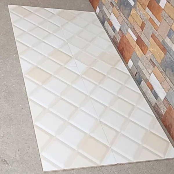 Romboide marfil 30x60cm 1.62m2 - Mayólica Importado